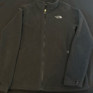 Women’s small black polar fleece jacket excellent condition
